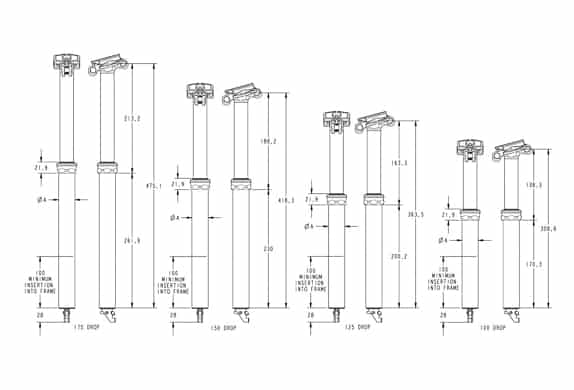 tija telescopica mtb